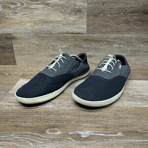 Olukai Nohea Moku Blue/Gray No Tie Boat Shoes Men's Size 12